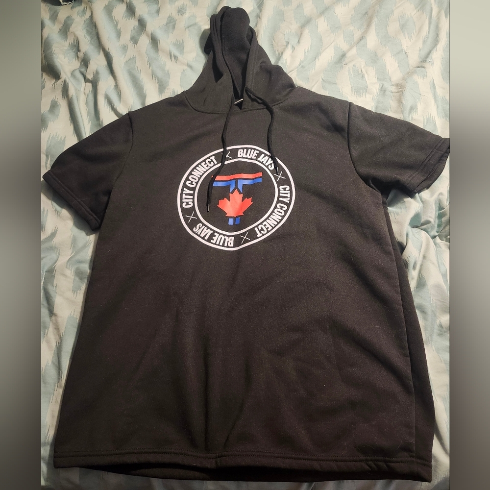 Toronto‎ Blue Jays City Connect Short-Sleeved Hoodie 2024 SGA Men's Size XL